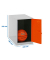Spind SIMONLOCKER DISM grau, orange 8425437117565, 1 Schließfach 40,0 x 50,0 x 47,5 cm