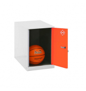 Spind SIMONLOCKER DISM weiß, orange 8425437117633, 1 Schließfach 40,0 x 50,0 x 47,5 cm
