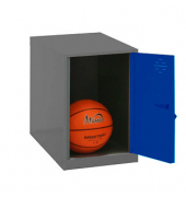 Spind SIMONLOCKER DISM anthrazit, blau 8425437117671, 1 Schließfach 40,0 x 50,0 x 47,5 cm