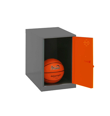 Spind SIMONLOCKER DISM anthrazit, orange 8425437117695, 1 Schließfach 40,0 x 50,0 x 47,5 cm