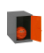Spind SIMONLOCKER DISM anthrazit, orange 8425437117695, 1 Schließfach 40,0 x 50,0 x 47,5 cm