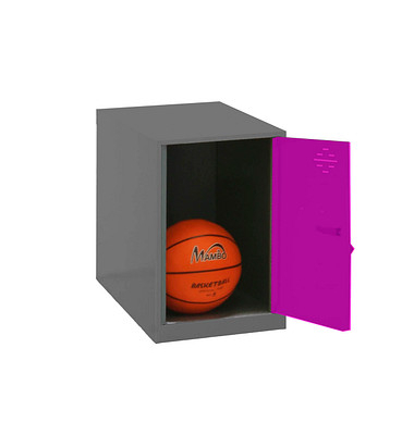 Spind SIMONLOCKER DISM anthrazit, pink 8425437117701, 1 Schließfach 40,0 x 50,0 x 47,5 cm