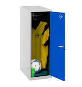 Spind SIMONLOCKER DISM SINGLE blau, grau 8425437117978, 1 Schließfach 40,0 x 50,0 x 91,5 cm