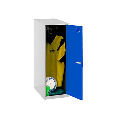 Spind SIMONLOCKER DISM SINGLE blau, grau 8425437117978, 1 Schließfach 40,0 x 50,0 x 91,5 cm