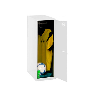Spind SIMONLOCKER DISM SINGLE weiß 8425437118050, 1 Schließfach 40,0 x 50,0 x 91,5 cm