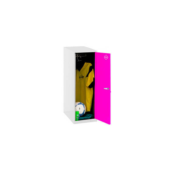 8425437118074 - Spind SIMONLOCKER DISM SINGLE weiß pink 8425437118074 1 Schließfach 400 x 500 x 915 cm 8425437118074 Simonrack 8425437118074 - Spind SIMONLOCKER DISM SINGLE weiß pink 8425437118074 1 Schließfach 400 x 500 x 915 cm 8425437118074 Simonrack