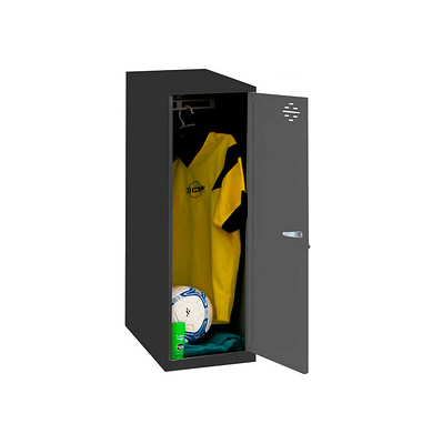 Spind SIMONLOCKER DISM SINGLE anthrazit 8425437118920, 1 Schließfach 40,0 x 50,0 x 91,5 cm