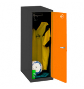 Spind SIMONLOCKER DISM SINGLE anthrazit, orange 8425437118937, 1 Schließfach 40,0 x 50,0 x 91,5 cm