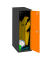 Spind SIMONLOCKER DISM SINGLE anthrazit, orange 8425437118937, 1 Schließfach 40,0 x 50,0 x 91,5 cm