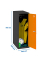 Spind SIMONLOCKER DISM SINGLE anthrazit, orange 8425437118937, 1 Schließfach 40,0 x 50,0 x 91,5 cm
