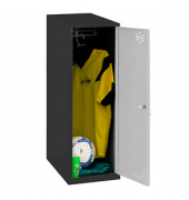 Spind SIMONLOCKER DISM SINGLE anthrazit, grau 8425437118968, 1 Schließfach 40,0 x 50,0 x 91,5 cm