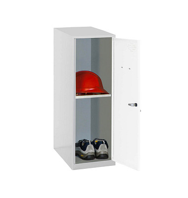 Spind SIMONLOCKER DISM grau, weiß 8425437119231, 1 Schließfach 40,0 x 50,0 x 91,5 cm