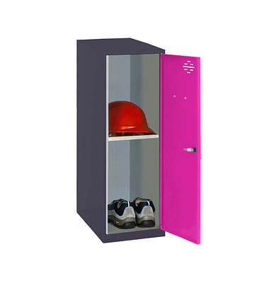 Spind SIMONLOCKER DISM anthrazit, pink 8425437119323, 1 Schließfach 40,0 x 50,0 x 91,5 cm