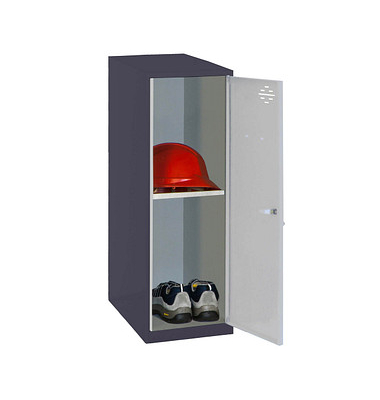 Spind SIMONLOCKER DISM anthrazit, grau 8425437119347, 1 Schließfach 40,0 x 50,0 x 91,5 cm