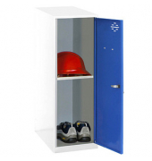 Spind SIMONLOCKER DISM weiß, blau 8425437119354, 1 Schließfach 40,0 x 50,0 x 91,5 cm