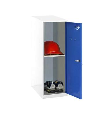Spind SIMONLOCKER DISM weiß, blau 8425437119354, 1 Schließfach 40,0 x 50,0 x 91,5 cm