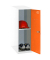 Spind SIMONLOCKER DISM weiß, orange 8425437119385, 1 Schließfach 40,0 x 50,0 x 91,5 cm