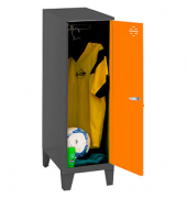 Spind SIMONLOCKER DISM anthrazit, orange 8425437120343, 1 Schließfach 30,0 x 50,0 x 101,5 cm