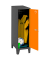 Spind SIMONLOCKER DISM anthrazit, orange 8425437120343, 1 Schließfach 30,0 x 50,0 x 101,5 cm