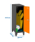 Spind SIMONLOCKER DISM anthrazit, orange 8425437120343, 1 Schließfach 30,0 x 50,0 x 101,5 cm