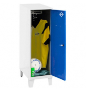Spind SIMONLOCKER DISM SINGLE weiß, blau 8425437120381, 1 Schließfach 30,0 x 50,0 x 101,5 cm