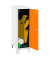 Spind SIMONLOCKER DISM SINGLE weiß, orange 8425437120411, 1 Schließfach 30,0 x 50,0 x 101,5 cm