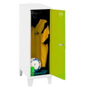 Spind SIMONLOCKER DISM SINGLE weiß, grün 8425437120435, 1 Schließfach 30,0 x 50,0 x 101,5 cm