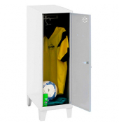 Spind SIMONLOCKER DISM weiß, grau 8425437120442, 1 Schließfach 30,0 x 50,0 x 101,5 cm
