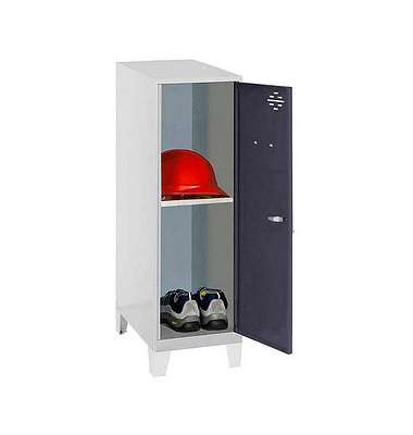 Spind SIMONLOCKER DISM SINGLE anthrazit, grau 8425437120688, 1 Schließfach 30,0 x 50,0 x 101,5 cm