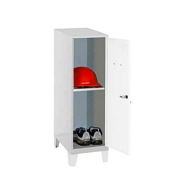 Spind SIMONLOCKER DISM grau, weiß 8425437120701, 1 Schließfach 30,0 x 50,0 x 101,5 cm