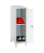 Spind SIMONLOCKER DISM grau, weiß 8425437120701, 1 Schließfach 30,0 x 50,0 x 101,5 cm