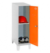 Spind SIMONLOCKER DISM grau, orange 8425437120725, 1 Schließfach 30,0 x 50,0 x 101,5 cm