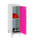 Spind SIMONLOCKER DISM SINGLE grau, pink 8425437120732, 1 Schließfach 30,0 x 50,0 x 101,5 cm