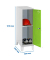 Spind SIMONLOCKER DISM SINGLE grau, grün 8425437120749, 1 Schließfach 30,0 x 50,0 x 101,5 cm