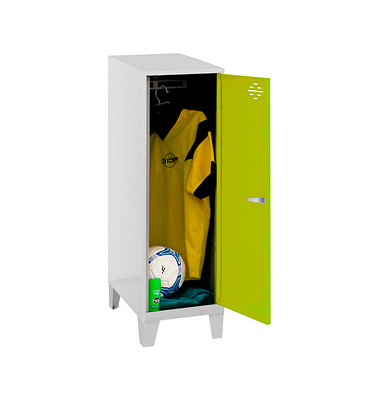 Spind SIMONLOCKER DISM grau, grün 8425437121623, 1 Schließfach 40,0 x 50,0 x 101,5 cm