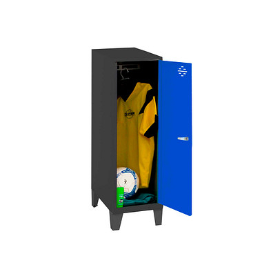 Spind SIMONLOCKER DISM anthrazit, blau 8425437121630, 1 Schließfach 40,0 x 50,0 x 101,5 cm