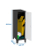 Spind SIMONLOCKER DISM anthrazit, weiß 8425437121647, 1 Schließfach 40,0 x 50,0 x 101,5 cm