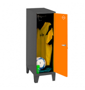 Spind SIMONLOCKER DISM anthrazit, orange 8425437121661, 1 Schließfach 40,0 x 50,0 x 101,5 cm