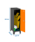 Spind SIMONLOCKER DISM anthrazit, orange 8425437121661, 1 Schließfach 40,0 x 50,0 x 101,5 cm