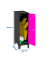 Spind SIMONLOCKER DISM anthrazit, pink 8425437121678, 1 Schließfach 40,0 x 50,0 x 101,5 cm