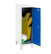 Spind SIMONLOCKER DISM weiß, blau 8425437121708, 1 Schließfach 40,0 x 50,0 x 101,5 cm