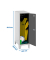 Spind SIMONLOCKER DISM weiß, anthrazit 8425437121715, 1 Schließfach 40,0 x 50,0 x 101,5 cm