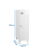 Spind SIMONLOCKER DISM weiß 8425437121722, 1 Schließfach 40,0 x 50,0 x 101,5 cm