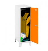Spind SIMONLOCKER DISM weiß, orange 8425437121739, 1 Schließfach 40,0 x 50,0 x 101,5 cm