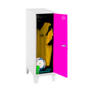 Spind SIMONLOCKER DISM weiß, pink 8425437121746, 1 Schließfach 40,0 x 50,0 x 101,5 cm