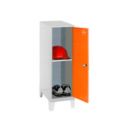 Spind SIMONLOCKER DISM grau, orange 8425437122040, 1 Schließfach 40,0 x 50,0 x 101,5 cm