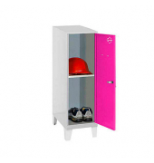 Spind SIMONLOCKER DISM grau, pink 8425437122057, 1 Schließfach 40,0 x 50,0 x 101,5 cm