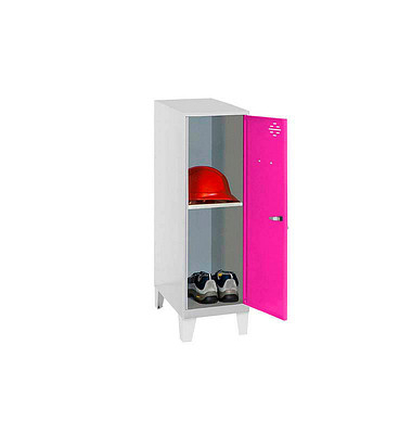Spind SIMONLOCKER DISM grau, pink 8425437122057, 1 Schließfach 40,0 x 50,0 x 101,5 cm