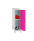Spind SIMONLOCKER DISM grau, pink 8425437122057, 1 Schließfach 40,0 x 50,0 x 101,5 cm