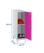 Spind SIMONLOCKER DISM grau, pink 8425437122057, 1 Schließfach 40,0 x 50,0 x 101,5 cm